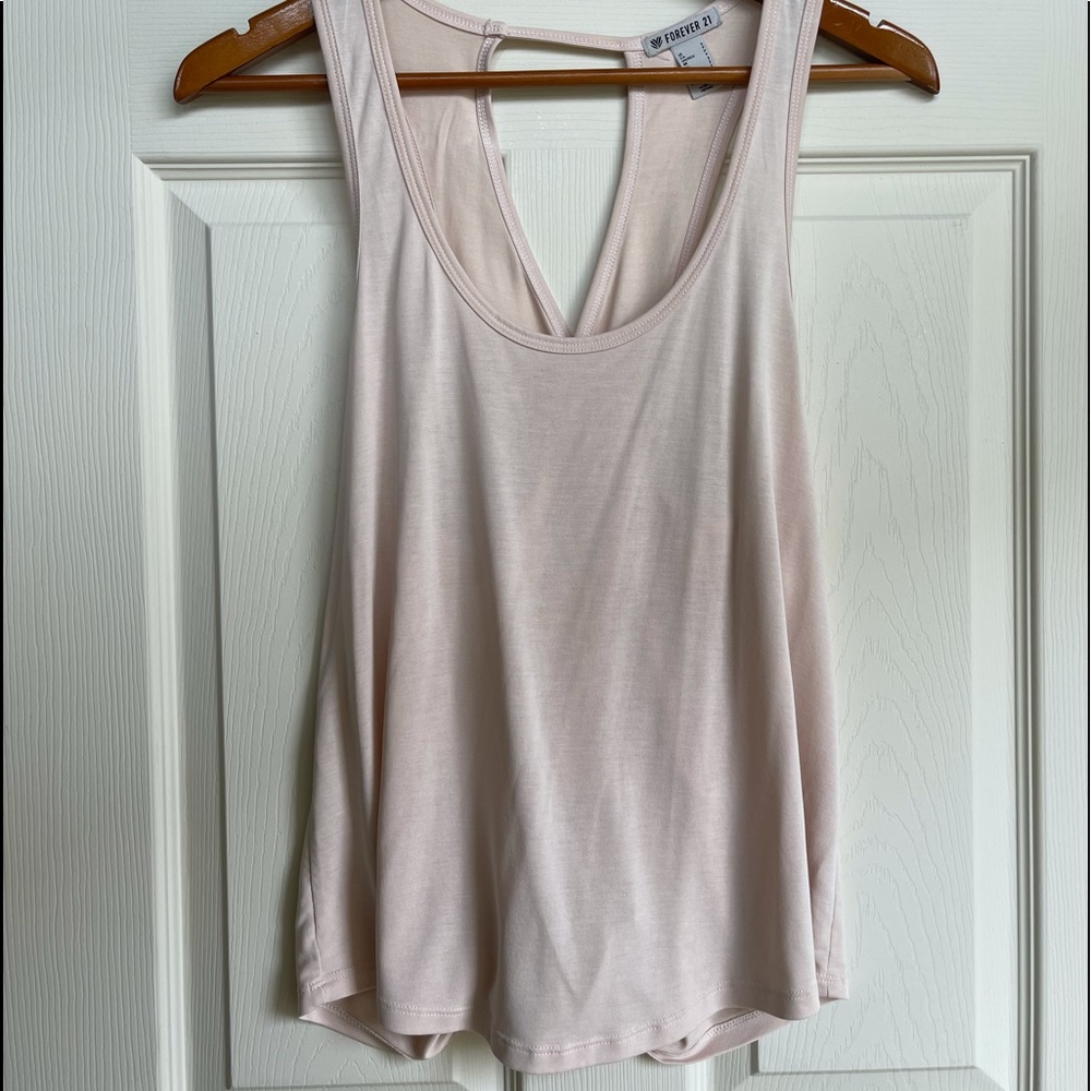 Forever 21 Wrap Tie Back Sleeveless Yoga Tank SMALL (T-006)